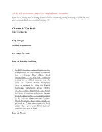 Chapter 3: the Built Environment