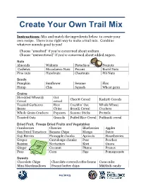 Create Your Own Trail Mix