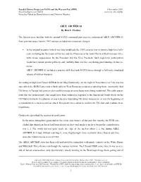 Summary of NATO's Able Archer 83 Exercise