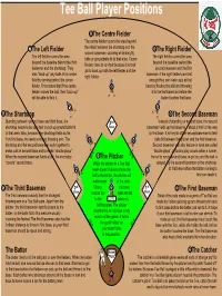 Tee Ball Player Positions