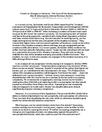 Trends As Changes in Variance: the Case of Tax Noncompliance Kim M