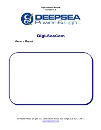 Digi-Seacam Manual Version 1.3