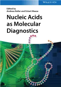 Nucleic Acids As Molecular Diagnostics