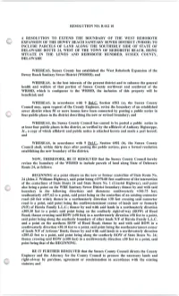 Resolution No. R 012 10 a Resolution to Extend The