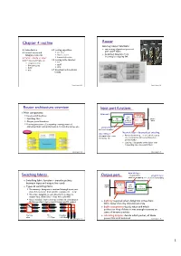 Chapter 4: Outline