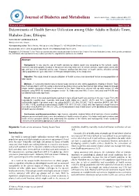 Determinants of Health Service Utilization