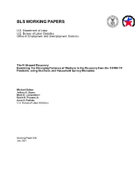 Examining the Diverging Fortunes of Workers in the Recovery from the COVID-19 Pandemic Using Business and Household Survey Microdata