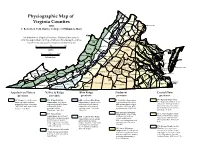 Physiographic Map of Virginia Counties