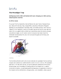 The Paradigm Trap