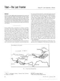 Tibet—The Last Frontier Elmar R.1 and Gabriella J