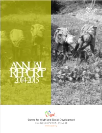 CYSD Annual Report 2015