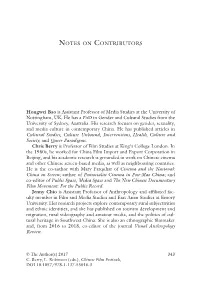 Notes on Contributors