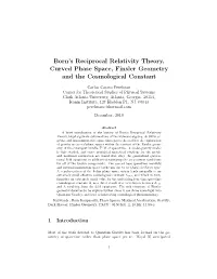 Born's Reciprocal Relativity Theory, Curved Phase Space, Finsler