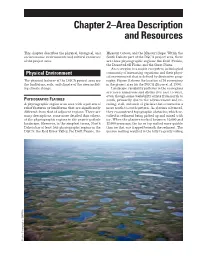 Chapter 2: Area Description And
