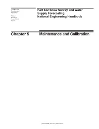 Chapter 5 Maintenance and Calibration