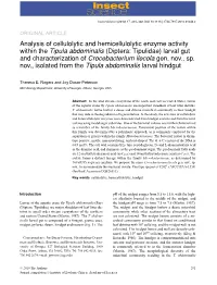 Analysis of Cellulolytic and Hemicellulolytic Enzyme Activity