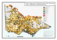 Map C: Historic and Cultural Features Reserve, Nature Conservation Reserve, Regional Park - Implementation Status