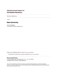 Mass Monitoring