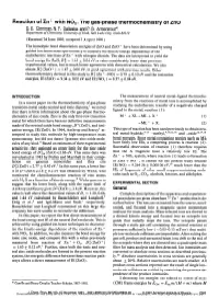 Reaction of Zn+ with NO2. the Gas-Phase Thermochemistry Of