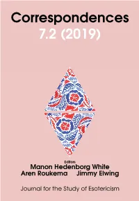Correspondences 7.2 (2019)