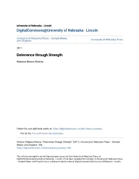 Deterrence Through Strength