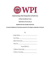 Implementing a New Drying Oven at Pacific Can