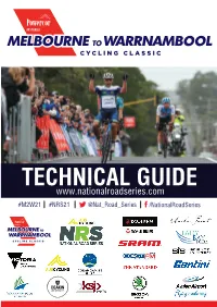 Melbourne to Warrnambool Technical Guide 2021