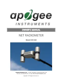 Net Radiometer