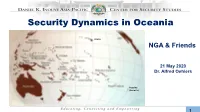 Security Dynamics in Oceania