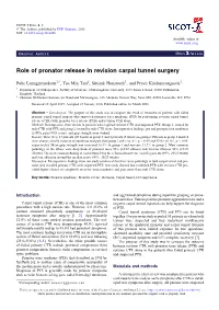 Role of Pronator Release in Revision Carpal Tunnel Surgery