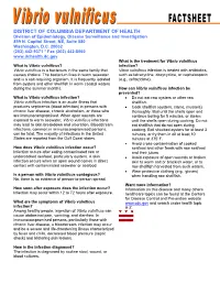 Vibrio Vulnificus Fact Sheet