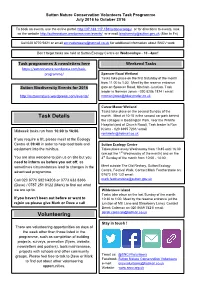 Volunteering Task Details