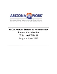 WIOA Title I-B Annual Report