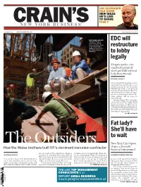 EDC Will Restructure to Lobby Legally Fat Lady?