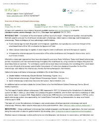 Overview of Deep Small Bowel Enteroscopy 10/7/14, 4:23 PM