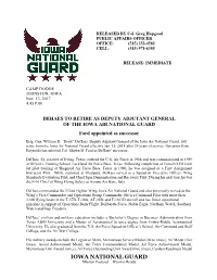 RELEASED by Col