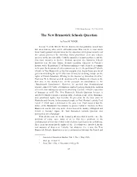 The New Brunswick Schools Question
