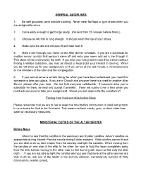 The Role of the Altar Server