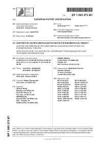 Adapter for Use with Aerosolization Device For