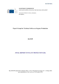 EGTOP Annex II Draft/Final Report