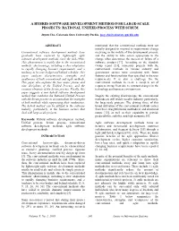 Rational Unified Process with Scrum