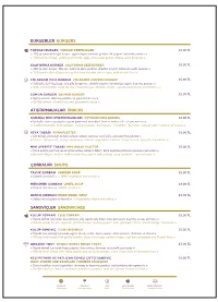 Restornt Menu