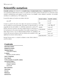 Scientific Notation