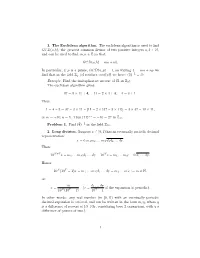 The Euclidean Algorithm