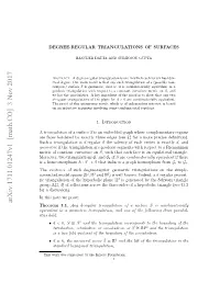 Arxiv:1711.01247V1 [Math.CO] 3 Nov 2017 Theorem 1.1