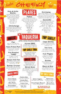Cheeky Menu 2020 V6