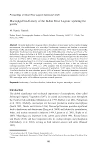 Macroalgal Biodiversity of the Indian River Lagoon: Updating the Puzzle*