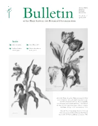 Of the Hunt Institute for Botanical Documentation