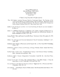 Bibliography for Man and Woman: One in Christ by Philip Barton Payne Updated June 6, 2020 Version 18.0