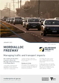 Managing Traffic Impacts